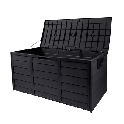 Livsip Outdoor Storage Box Cabinet Container Garden Chest Deck Tool Lockable 290L-Outdoor Storage Boxes-PEROZ Accessories