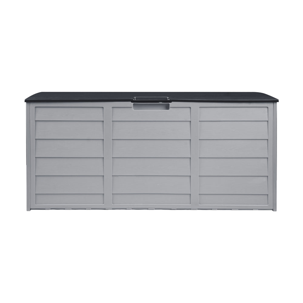 Livsip Outdoor Storage Box 290L Cabinet Container Garden Shed Deck Tool Lockable-Outdoor Storage Boxes-PEROZ Accessories