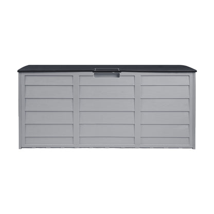 Livsip Outdoor Storage Box 290L Cabinet Container Garden Shed Deck Tool Lockable-Outdoor Storage Boxes-PEROZ Accessories