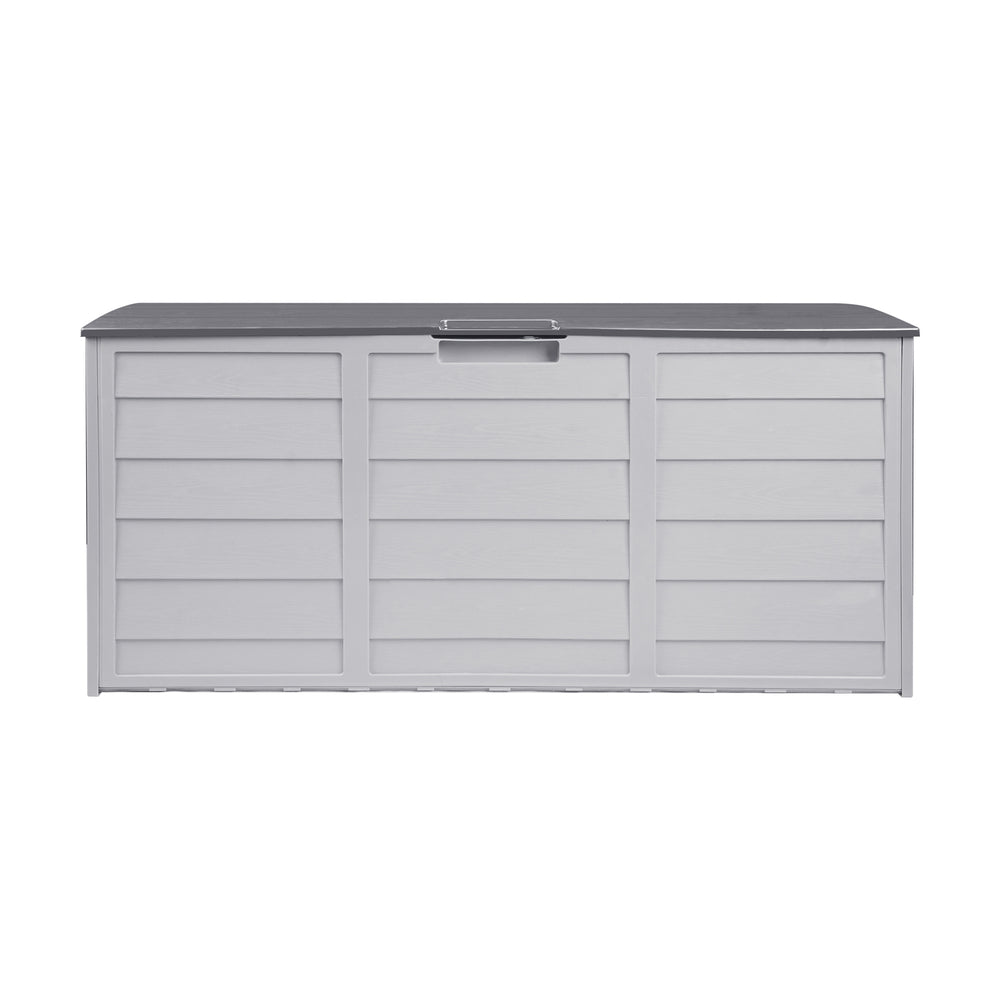 Livsip 290L Outdoor Storage Box Cabinet Container Garden Shed Deck Tool Lockable-Outdoor Storage Boxes-PEROZ Accessories