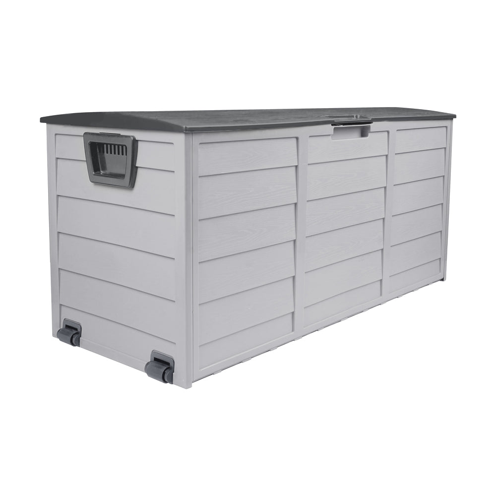 Livsip 290L Outdoor Storage Box Cabinet Container Garden Shed Deck Tool Lockable-Outdoor Storage Boxes-PEROZ Accessories