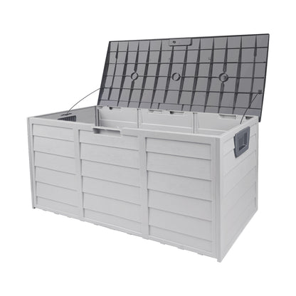 Livsip 290L Outdoor Storage Box Cabinet Container Garden Shed Deck Tool Lockable-Outdoor Storage Boxes-PEROZ Accessories
