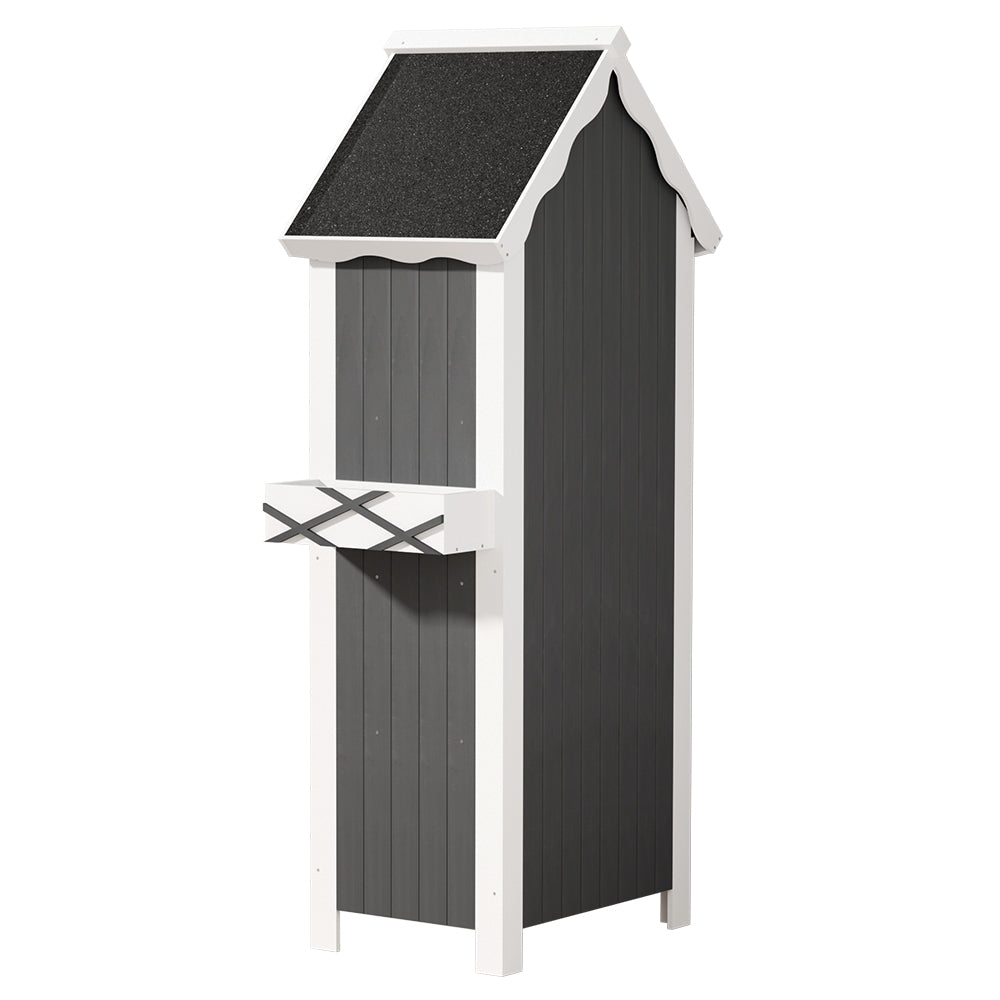 Gardeon Outdoor Storage Cabinet Shed Box Wooden Shelf Chest Garden Furniture-Outdoor Storage Cabinets-PEROZ Accessories