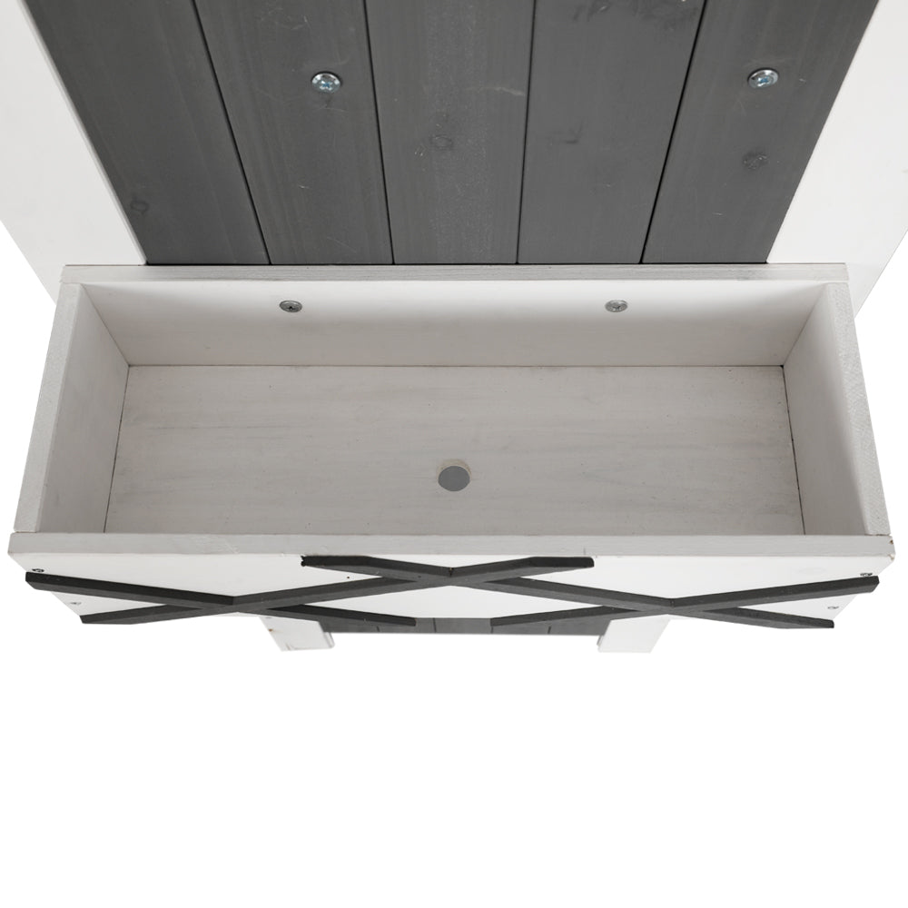 Gardeon Outdoor Storage Cabinet Shed Box Wooden Shelf Chest Garden Furniture-Outdoor Storage Cabinets-PEROZ Accessories