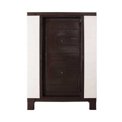 Livsip Garden Shed Outdoor Storage Cabinet with Adjustable Shelf and Lockable Door Beige-Outdoor Storage Cabinets-PEROZ Accessories