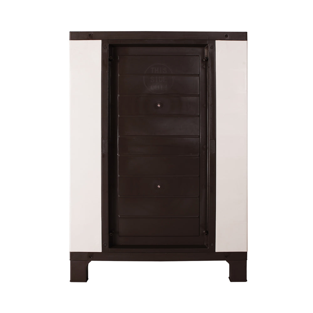 Livsip Outdoor Storage Cabinet Box Garden Garage Cupboard Adjustable Lockable Beige-Outdoor Storage Cabinets-PEROZ Accessories