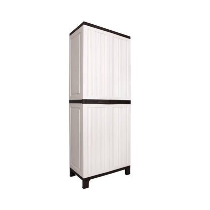Livsip Outdoor Storage Cabinet Box Garage Garden Cupboard Adjustable Lockable-Outdoor Storage Cabinets-PEROZ Accessories
