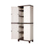 Livsip Outdoor Storage Cabinet Box Garage Garden Cupboard Adjustable Lockable-Outdoor Storage Cabinets-PEROZ Accessories