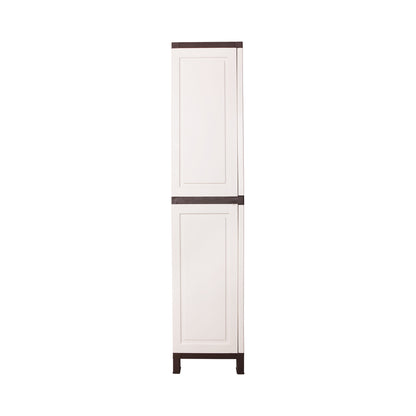 Livsip Outdoor Storage Cabinet Box Garage Garden Cupboard Adjustable Lockable-Outdoor Storage Cabinets-PEROZ Accessories