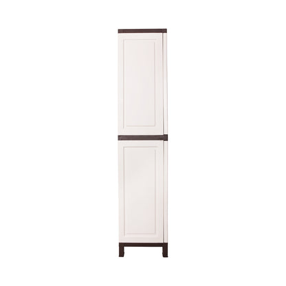 Livsip Outdoor Storage Cabinet Box Garage Cupboard Garden Adjustable Lockable-Outdoor Storage Cabinets-PEROZ Accessories