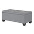 Artiss Storage Ottoman Blanket Box 97cm Linen Grey-Furniture > Bedroom-PEROZ Accessories