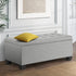 Artiss Storage Ottoman Blanket Box 97cm Linen Light Grey-Ottomans-PEROZ Accessories