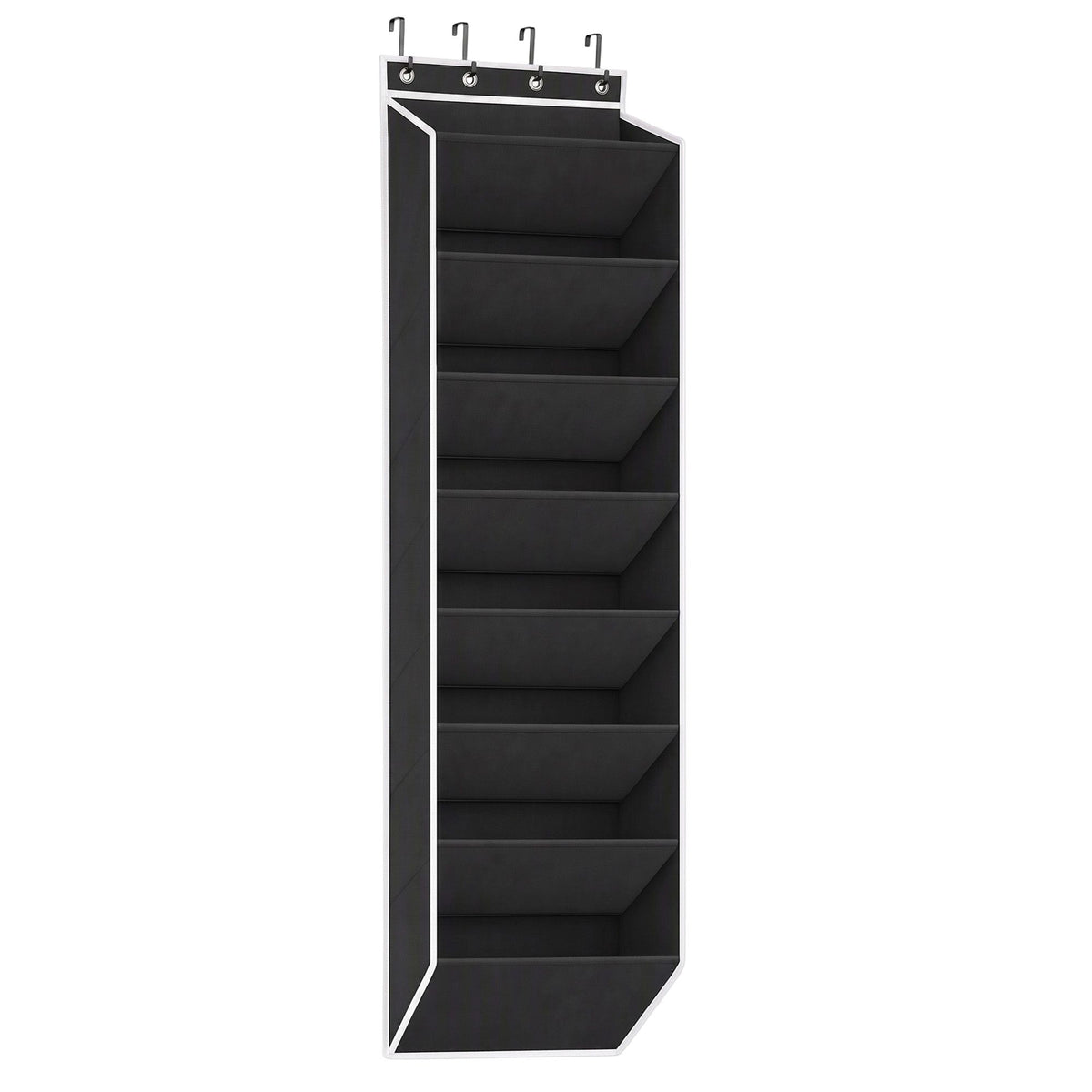 Artiss Over Door Shoe Organiser Storage 8-Tier Pantry Hanger Rack Fabric Black