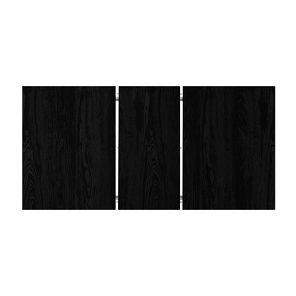 Oikiture 160cm Extendable Dining Table with 6x Dining Chairs PU Leather Black-Dining Sets-PEROZ Accessories