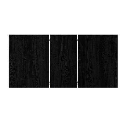 Oikiture 160cm Extendable Dining Table with 6x Hans Wegner Dining Chairs Black-Dining Set-PEROZ Accessories