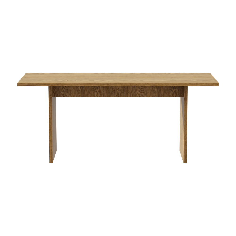 Oikiture 180cm Dining Table Rectangular Timber Natural-Dining Table-PEROZ Accessories