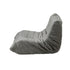 Oikiture 2X Floor Sofa Lounge Caterpillar Couch Single Pouffe Grey-Floor Lounge-PEROZ Accessories