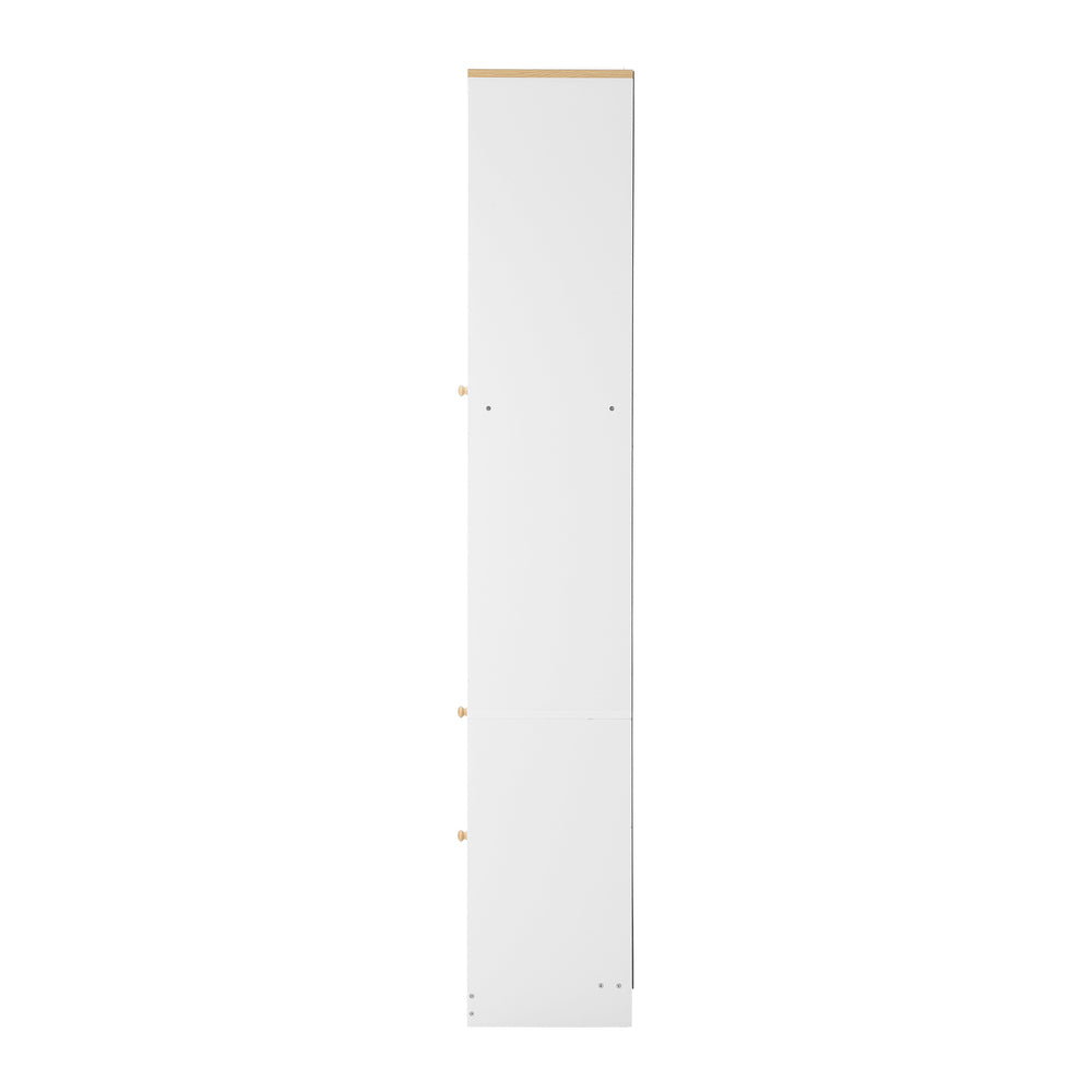Oikiture 2x Buffet Sideboard Storage Cabinet Cupboard Hallway Wardrobe-Sideboard-PEROZ Accessories