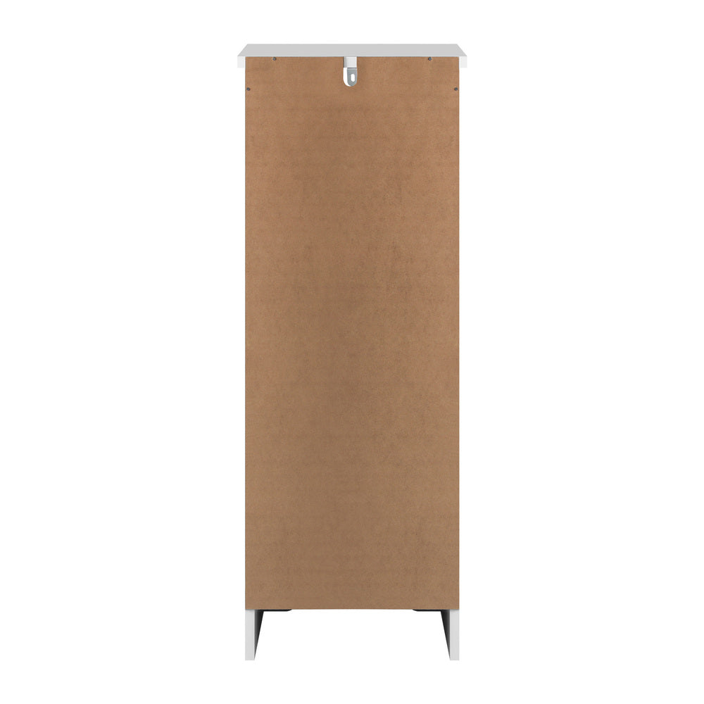Oikiture 2x Chest of Drawers Storage Cabinet Dresser Tallboy Hamptons-Sideboard-PEROZ Accessories