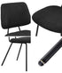 Oikiture 2x Dining Chair Vintage Retro Polyester Dark Grey-Dining Chair-PEROZ Accessories