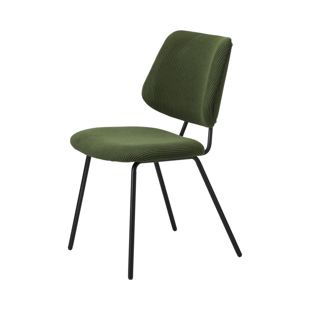Oikiture 2x Dining Chair Vintage Retro Polyester Green-Dining Chair-PEROZ Accessories