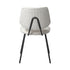Oikiture 2x Dining Chair Vintage Retro Polyester White-Dining Chair-PEROZ Accessories