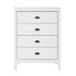 Oikiture 4 Chest of Drawers Dresser Vintage-Chest of Drawers-PEROZ Accessories