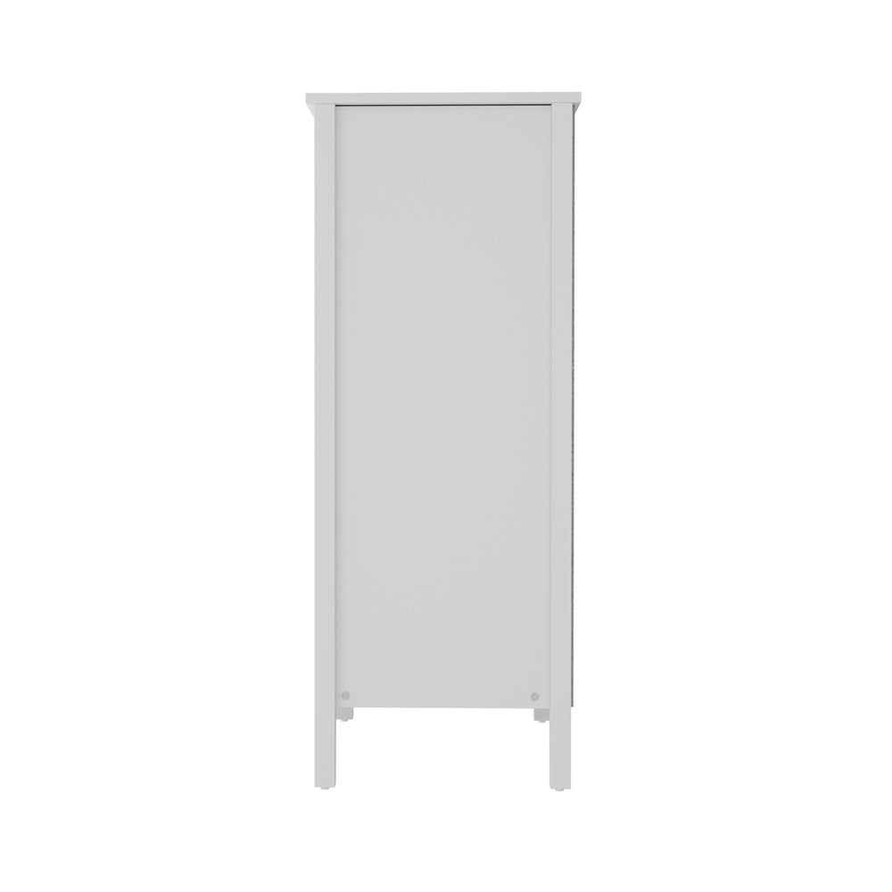 Oikiture 4 Chest of Drawers Dresser Vintage-Chest of Drawers-PEROZ Accessories