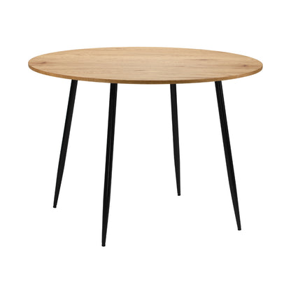 Oikiture 4-Seater Dining Set 1.1m Dining Table with Corduroy Chairs-Dining Set-PEROZ Accessories