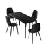 Oikiture 4-Seater Dining Set 1.2m Rectangular Table and Chairs-Dining Set-PEROZ Accessories