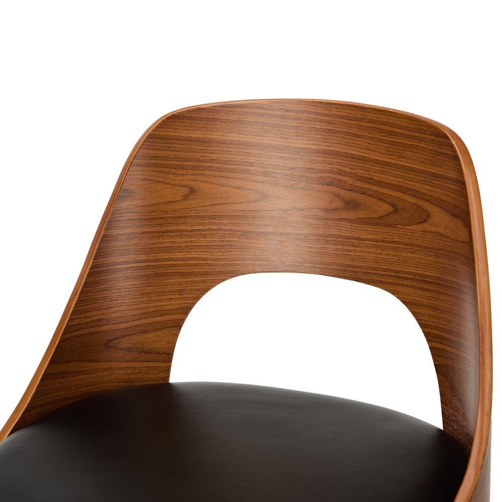 Oikiture 4X Bar Stool Gas Lift Kitchen Swivel Chair Leather LUKA-Bar Stool-PEROZ Accessories