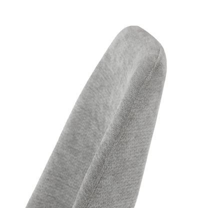 Oikiture 4x Dining Chairs Chenille Fabric Kitchen Side Chair Grey-Dining Chair-PEROZ Accessories