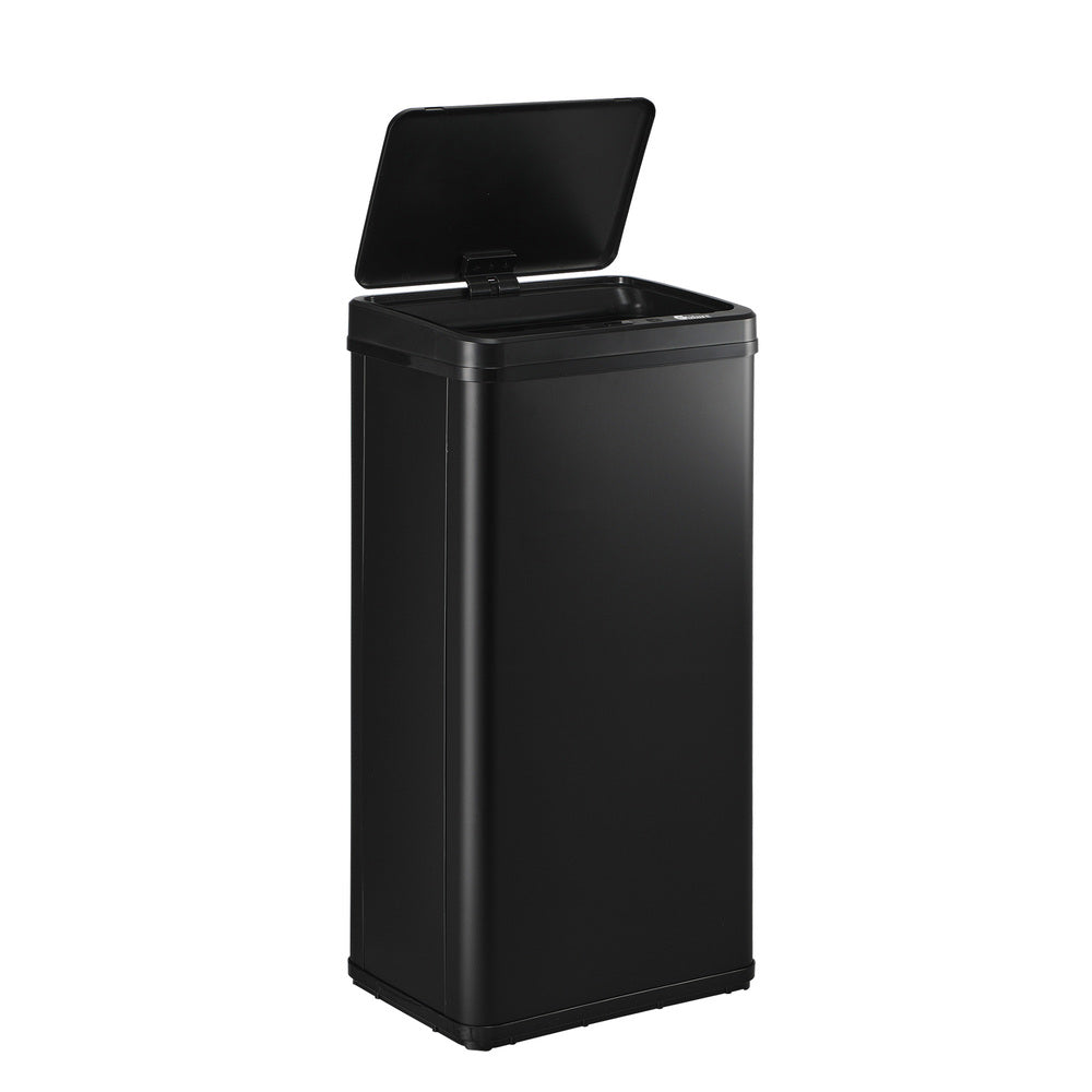 Oikiture 50L Motion Sensor Bin Automatic Black-Sensor Bin-PEROZ Accessories