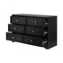 Oikiture 6 Chest of Drawers and 2 Bedside Tables Hamptons Furniture Set-Chest of Drawers-PEROZ Accessories