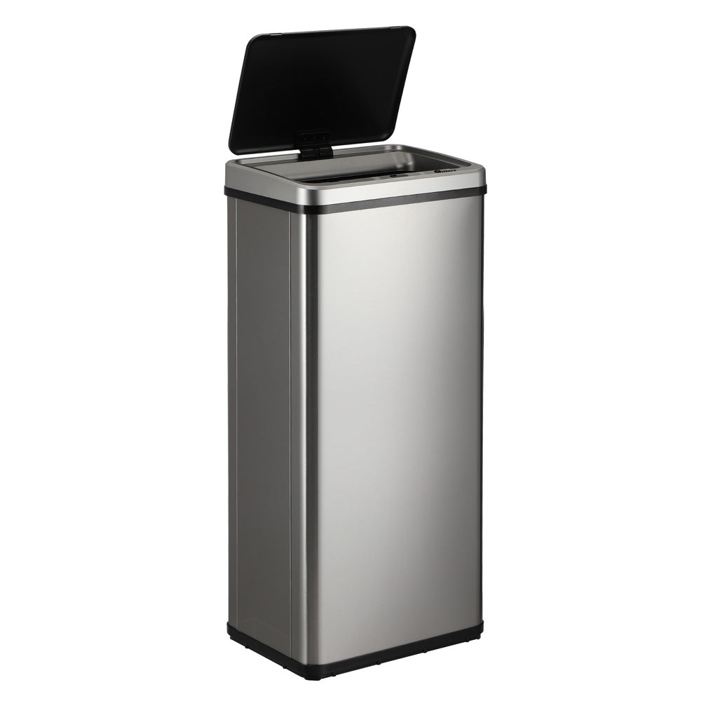 Oikiture 60L Motion Sensor Bin Automatic Silver-Sensor Bin-PEROZ Accessories