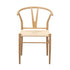 Oikiture 6x Dining Chair Metal Hans Wegner Chairs Wishbone Beige-Dining Chair-PEROZ Accessories