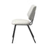 Oikiture 6x Dining Chair Vintage Retro Polyester Padded White-Dining Chair-PEROZ Accessories