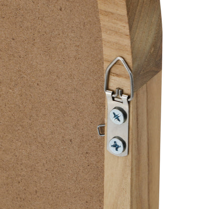 Oikiture Arched Wall Mirrors 86x50cm Wooden Set of 2-Wall Mirror-PEROZ Accessories