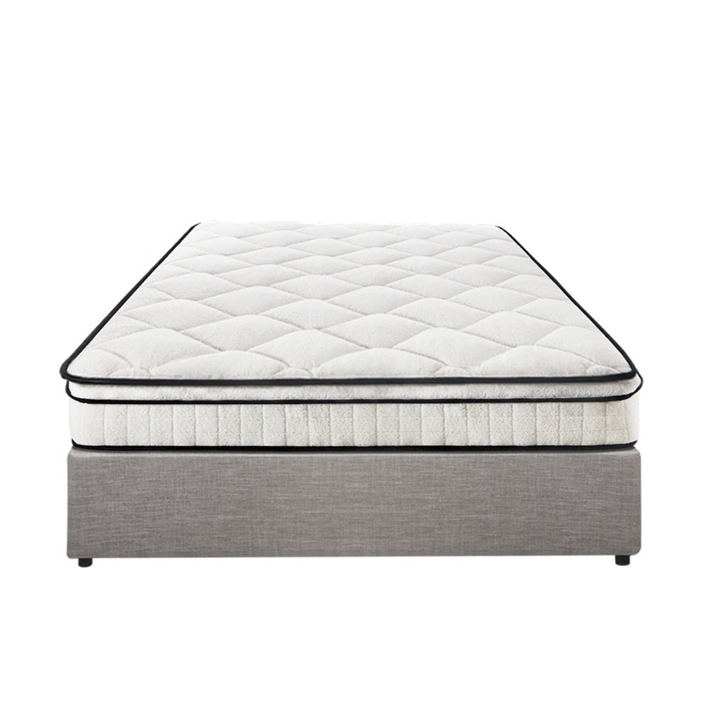 Oikiture Bed Frame Double Size Storage Platform with Mattress-Bed Frame-PEROZ Accessories