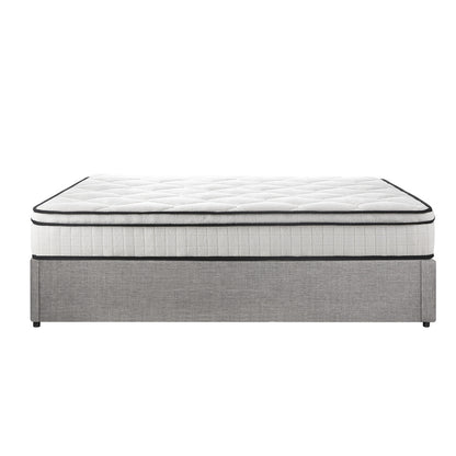 Oikiture Bed Frame Double Size Storage Platform with Mattress-Bed Frame-PEROZ Accessories