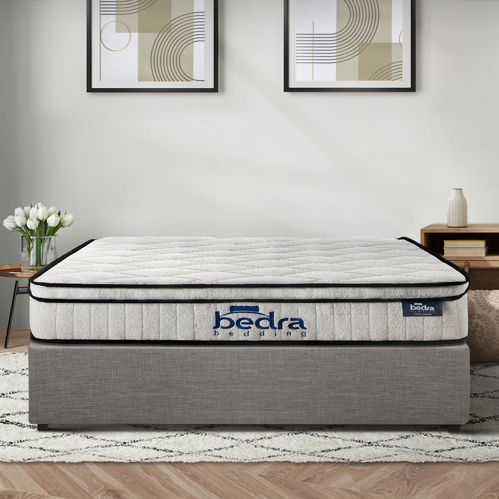 Oikiture Bed Frame Double Size Storage Platform with Mattress-Bed Frame-PEROZ Accessories