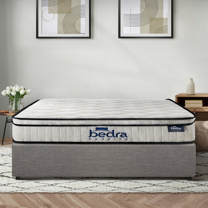Oikiture Bed Frame Double Size Storage Platform with Mattress-Bed Frame-PEROZ Accessories