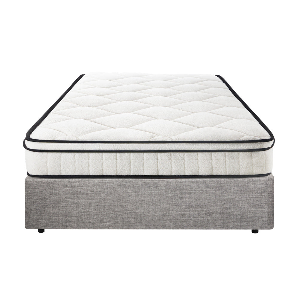 Oikiture Bed Frame King Single Size Storage Platform with Mattress-Bed Frame-PEROZ Accessories