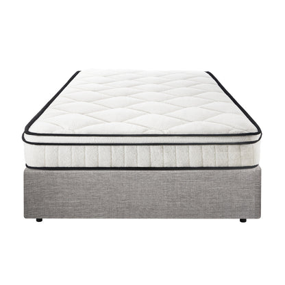 Oikiture Bed Frame King Single Size Storage Platform with Mattress-Bed Frame-PEROZ Accessories
