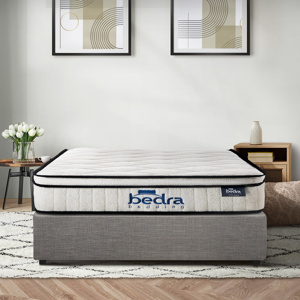 Oikiture Bed Frame King Single Size Storage Platform with Mattress-Bed Frame-PEROZ Accessories