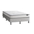 Oikiture Bed Frame King Single Size Upholstered with Mattress Beige-Bed Frame-PEROZ Accessories