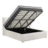 Oikiture Bed Frame With Mattress Set King Size Gas Lift White BOSS-Bed Frame-PEROZ Accessories