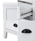 Oikiture Bedside Table 2 Drawers Nightstand Vintage-Bedside Table-PEROZ Accessories