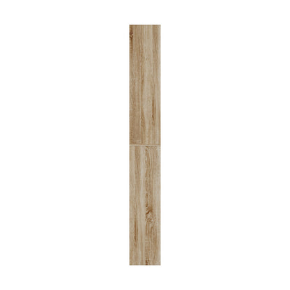 Oikiture Bookshelf Display Shelf CD DVD Storage Media Rack Natural-Display Shelf-PEROZ Accessories