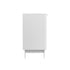 Oikiture Buffet Sideboard Storage Cabinet 4 Doors Cupboard White-Sideboard-PEROZ Accessories